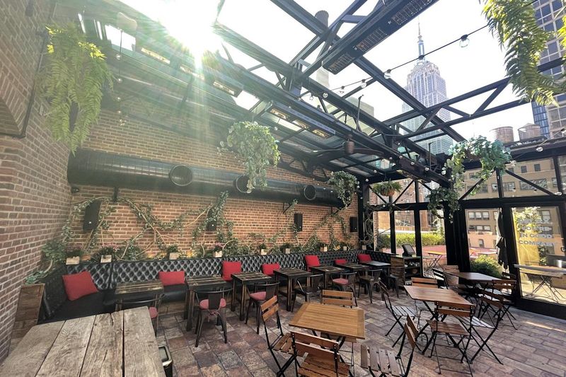 Refinery Rooftop: Garment District's Brick Beauty