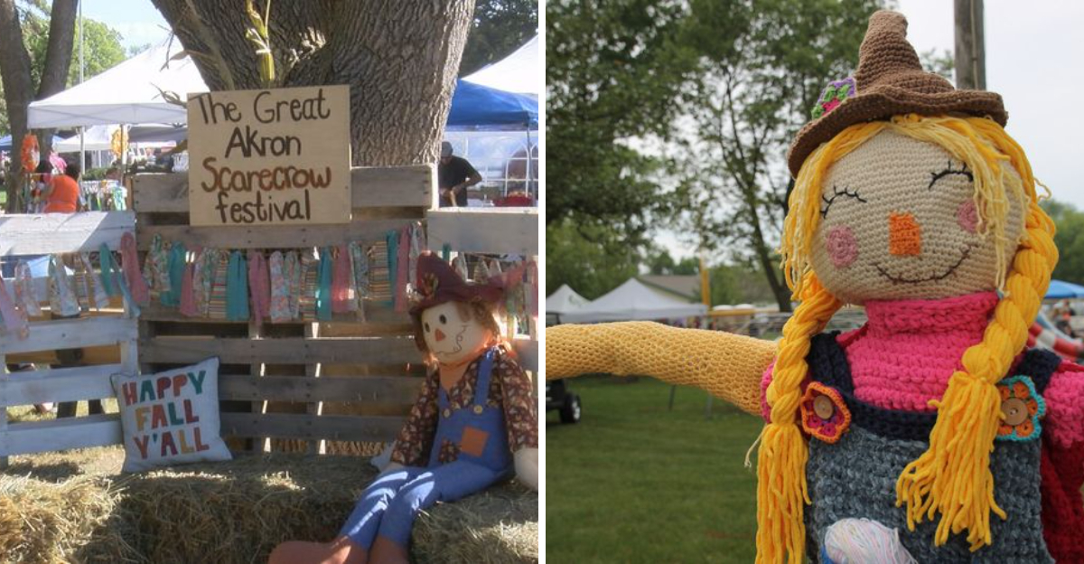 The Great Akron Scarecrow Festival In Iowa Celebrates 25 Years