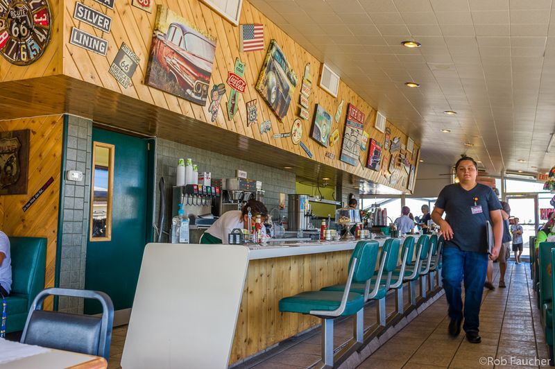 Counter Seats With Front-Row Views Of The Flat-Top At Work