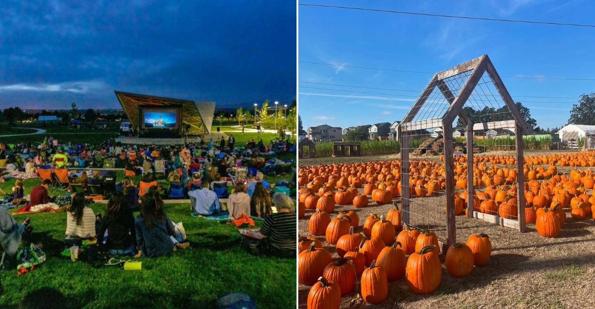Where To Enjoy Pumpkins, Movies, And Autumn Magic At Yesteryear In Oregon