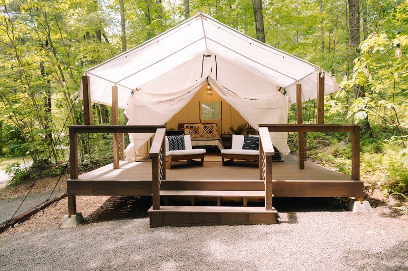 Cabins And Camping For Overnight Magic