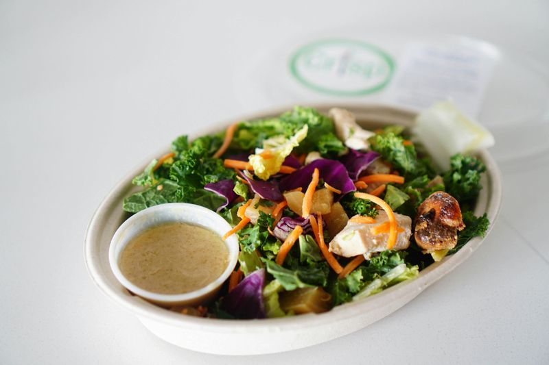 Chickpea Salad Wrap with Kale and Honey-Dijon Dressing