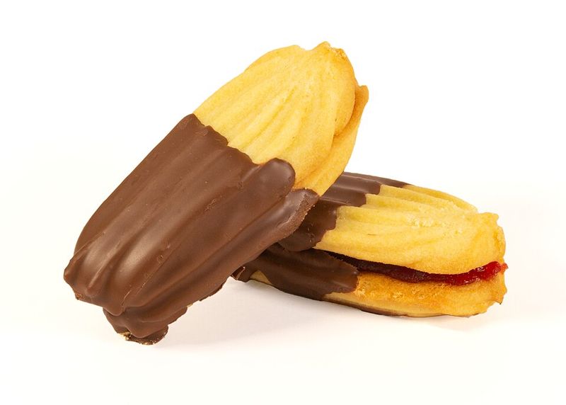 Chocolate-Dipped Shortbread Cookies