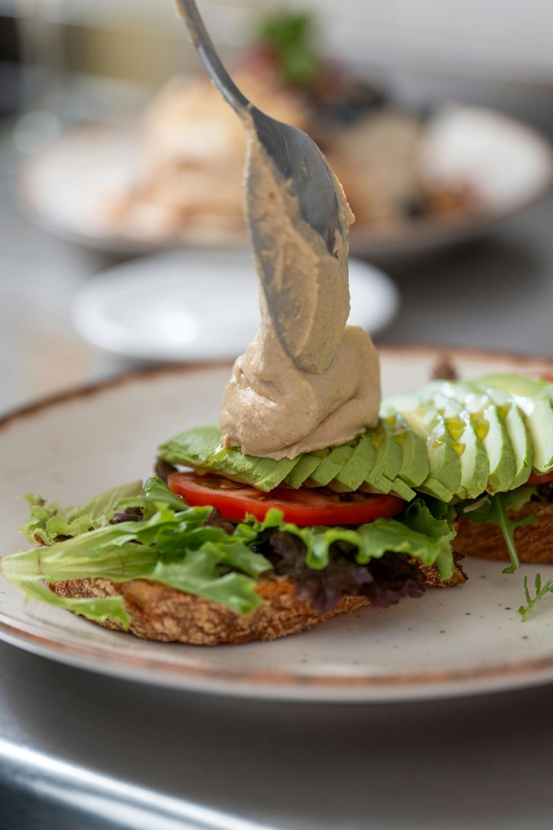 Veggie and Hummus Sandwich 