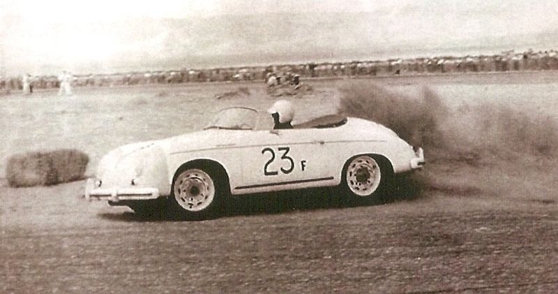 James Dean Leaning On His Porsche, 1955