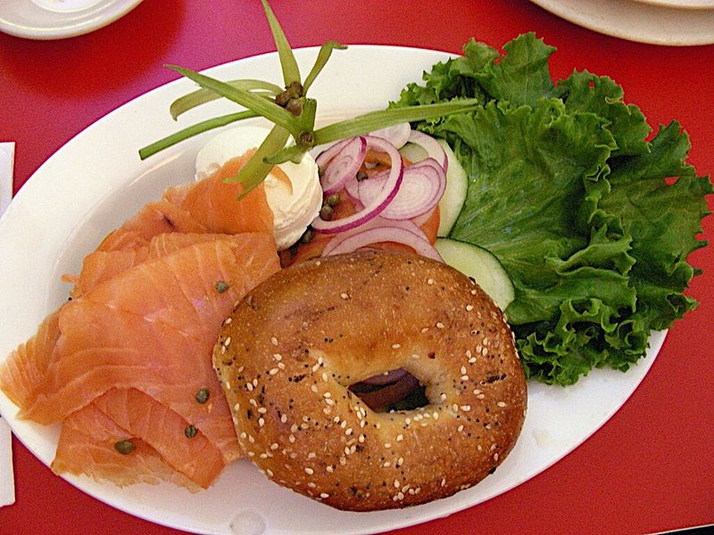 New York City Bagel With Lox