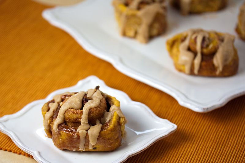 Pumpkin Cinnamon Rolls