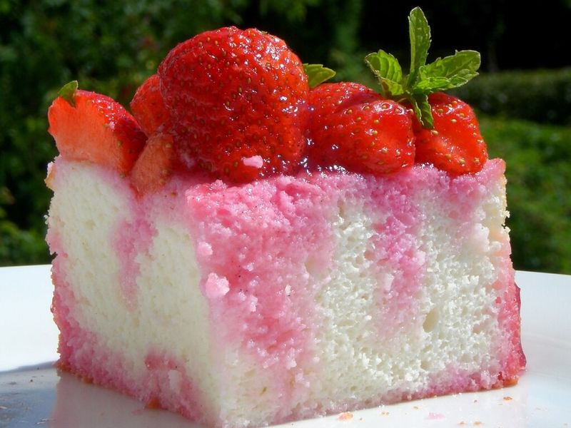 Strawberry Poke Cake