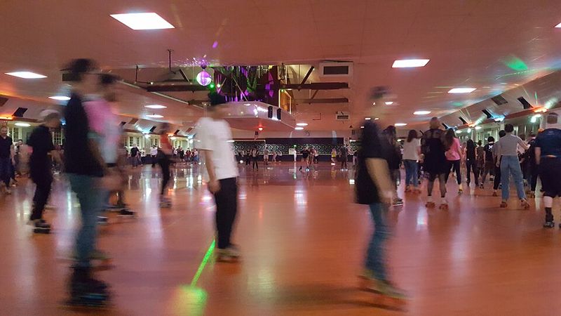 Roller Rinks Packed On Saturday Nights