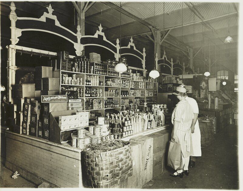 1920s Small Town Grocery Interior