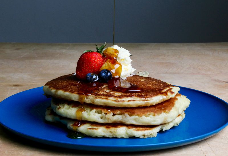 Pancakes with Maple Syrup