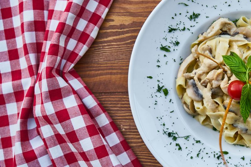 Creamy Mushroom Fettuccine