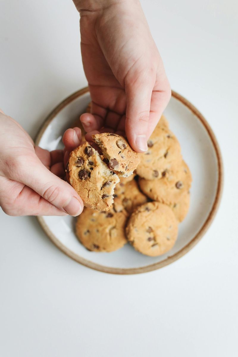 Banana Oat Chocolate Chip Cookies