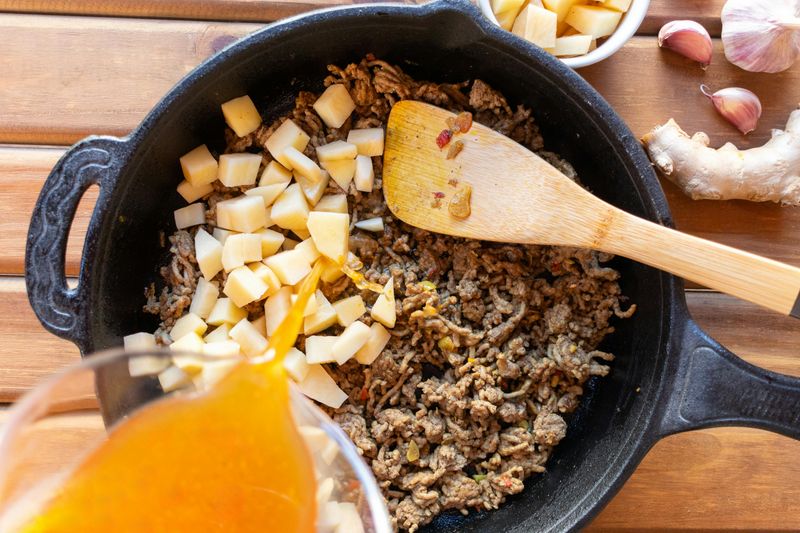 Season and Continue Cooking