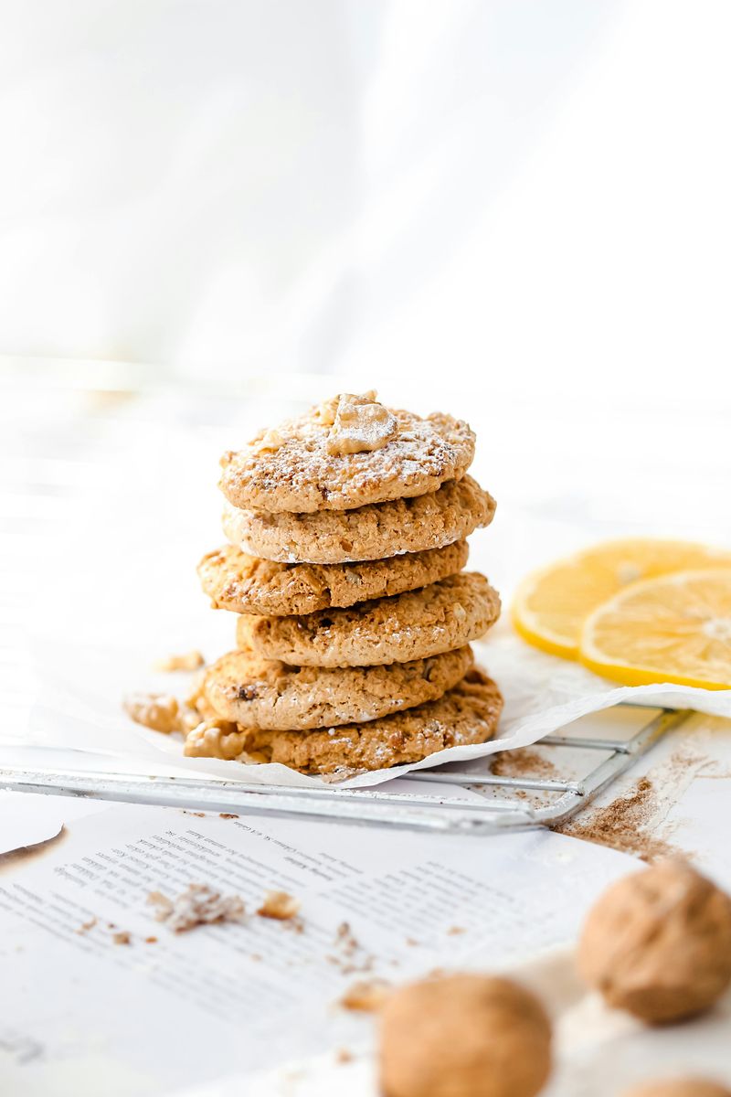 Lemon Poppy Seed Oatmeal Cookies