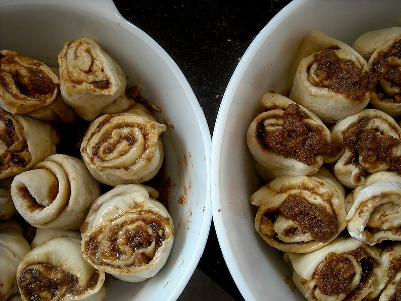 Caramel Apple Cinnamon Rolls
