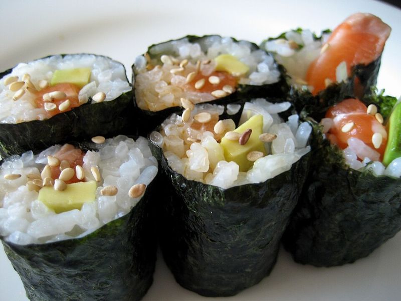 Avocado Sushi Rolls