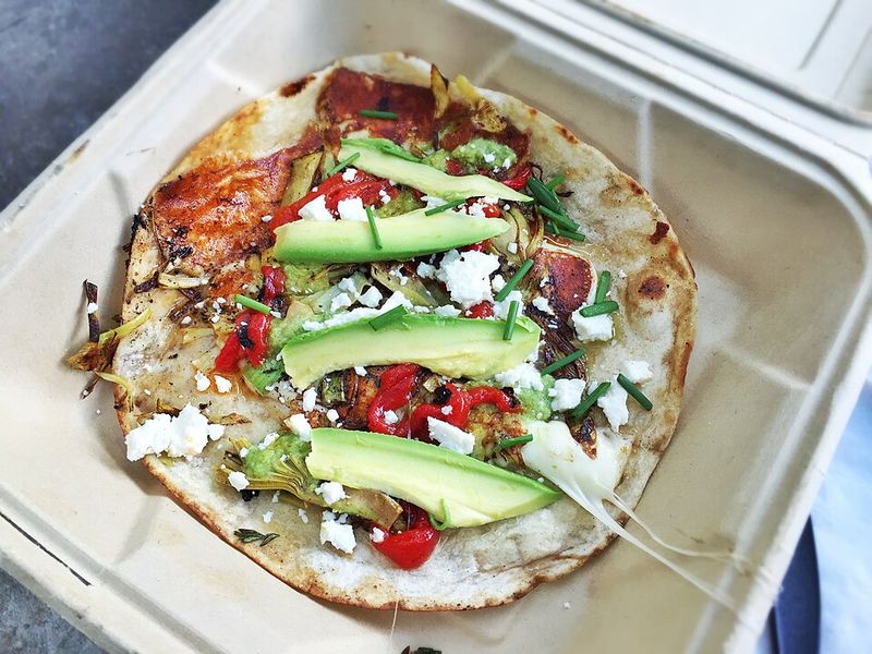 Avocado And Black Bean Quesadillas