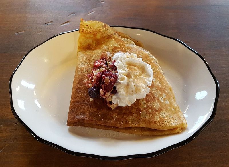 Fruit Filled Crepe