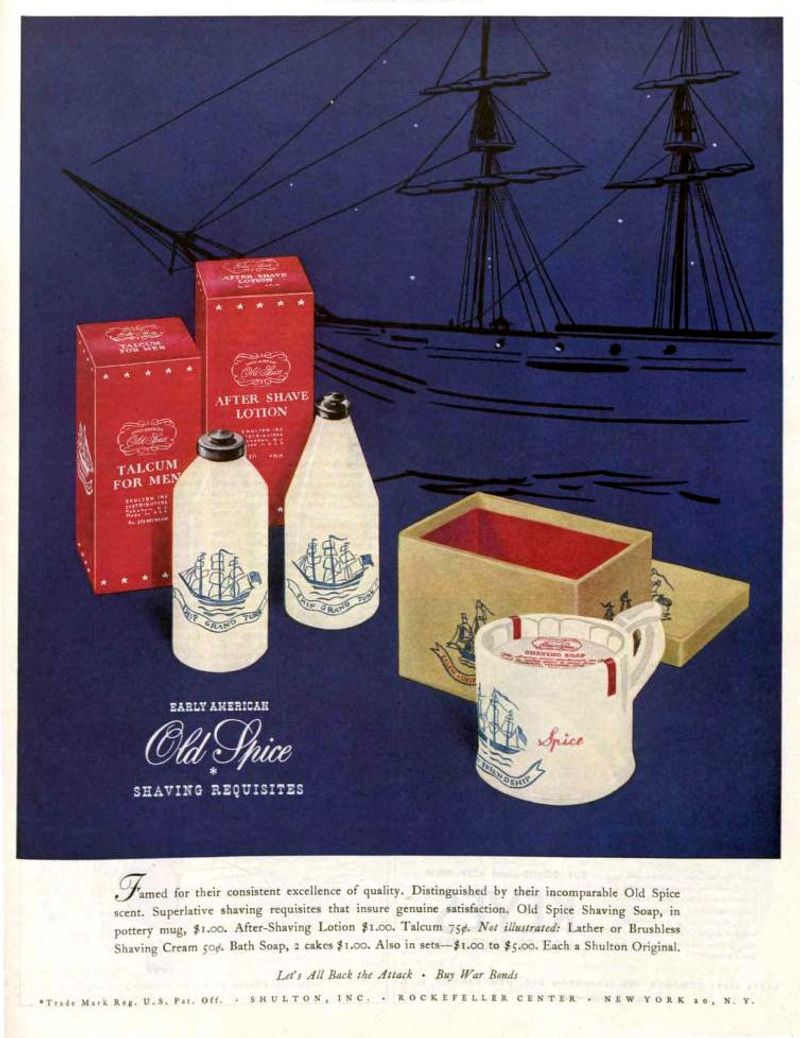 Old Spice Aftershave Conquering Women Themes