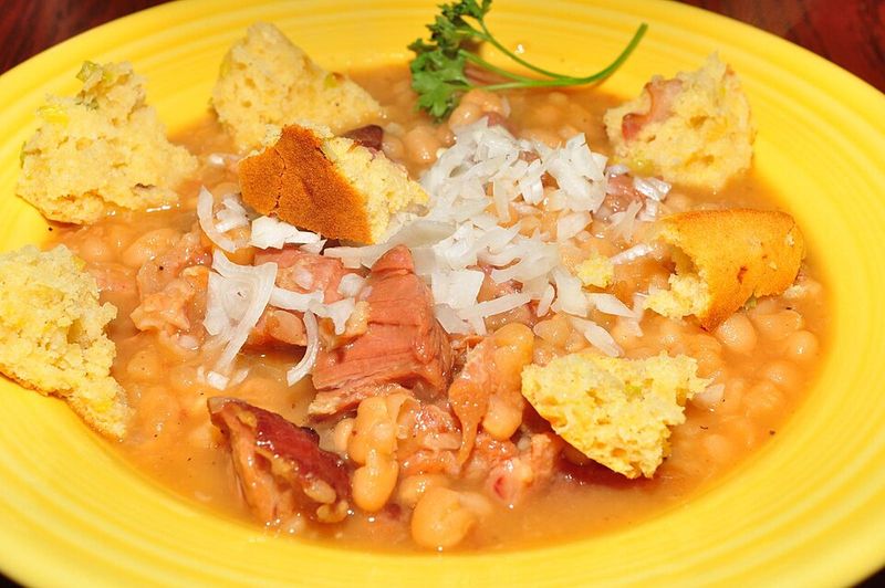 Cornbread and Beans