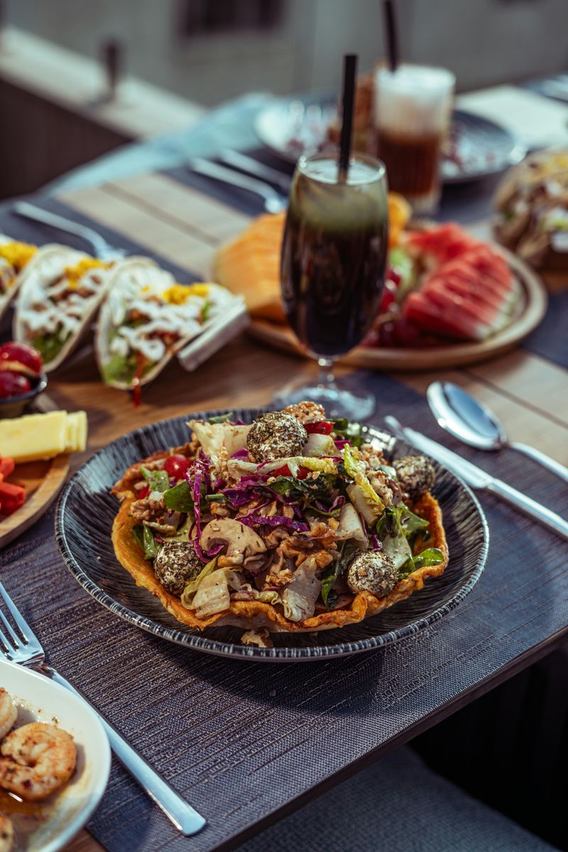 Taco-Seasoned Beef Salad