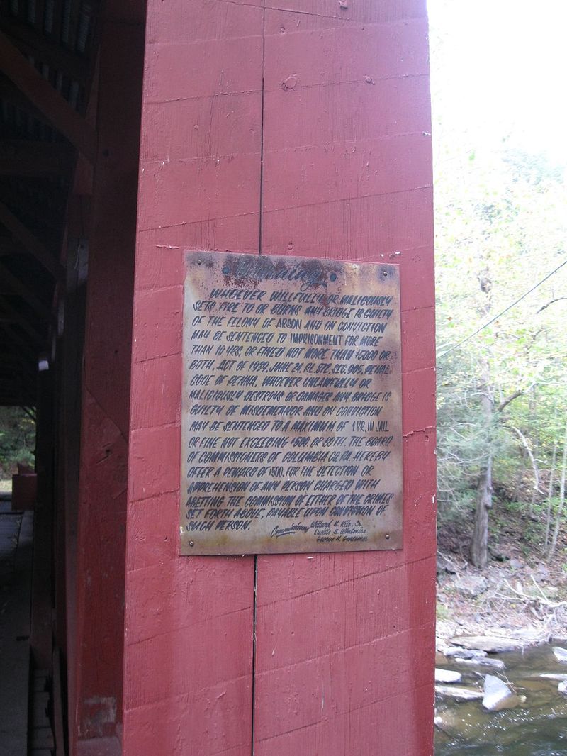Josiah Hess Covered Bridge (Fishing Creek Twp.)