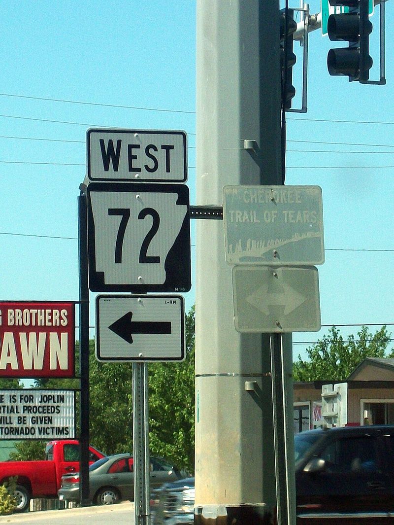 Highway 72 And Trail Of Tears Wayside