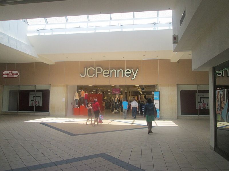 Big Anchor Department Store Mall Entrances JCPenney