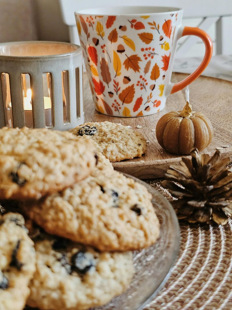 Pumpkin Spice Oatmeal Cookies