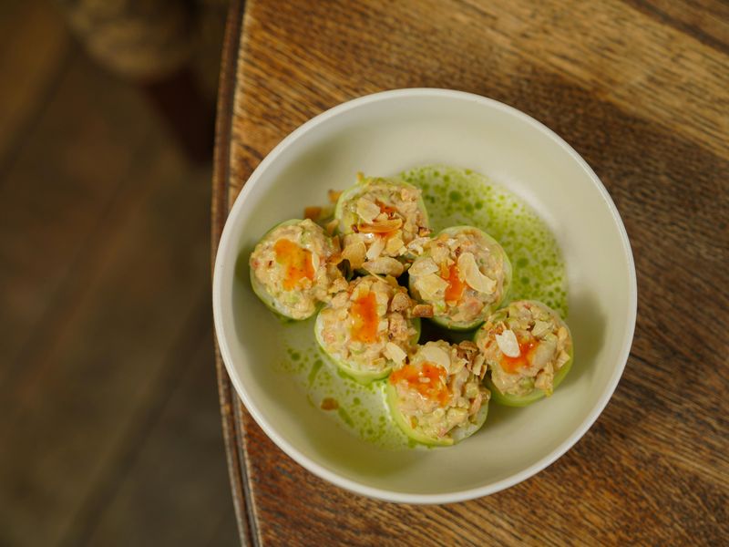Cucumber Bites with Herbed Cream Cheese