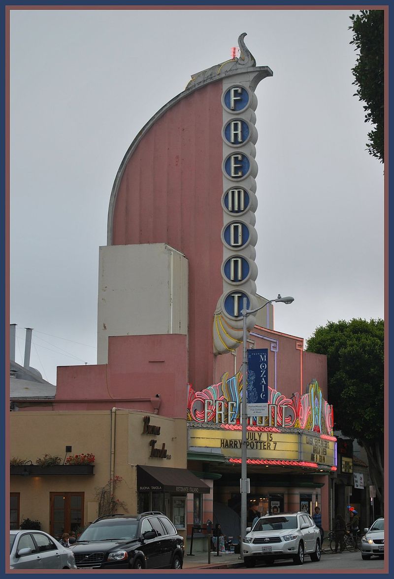 Fremont Theater's Art Deco Neon