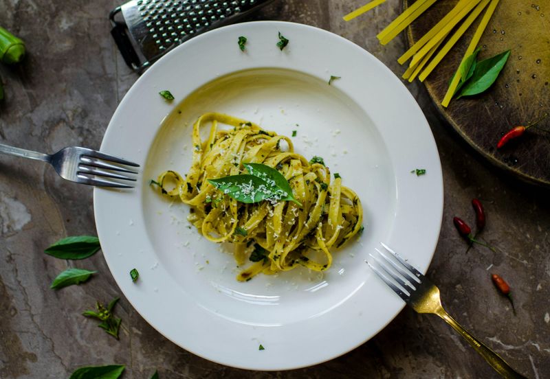 Pesto Mac and Cheese
