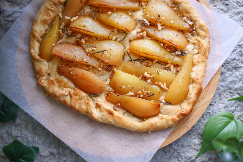 Caramel Pear Galette