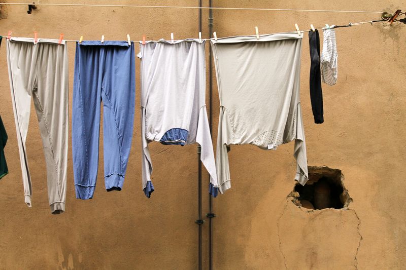 Worn-Out Clothes and Shoes
