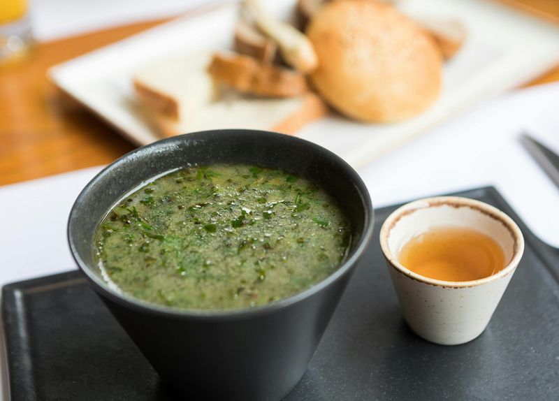 Zucchini And Herb Soup