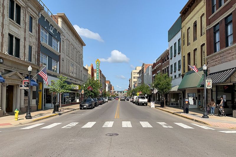 State Street Streetscape Of The Twin Downtowns