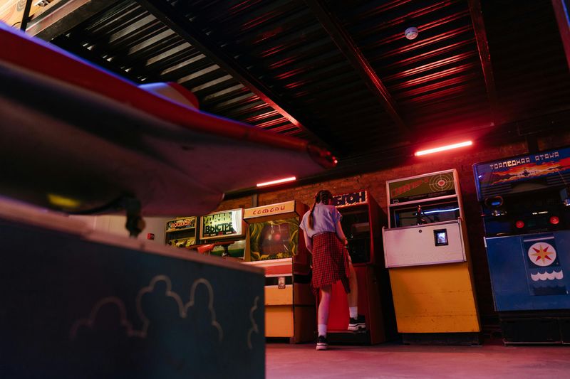 Arcade Machines – Pac-Man, Space Invaders, And Neon-Lit Hangouts