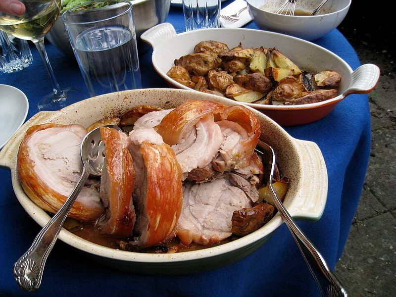 Garlic and Lemon Roasted Pork Loin