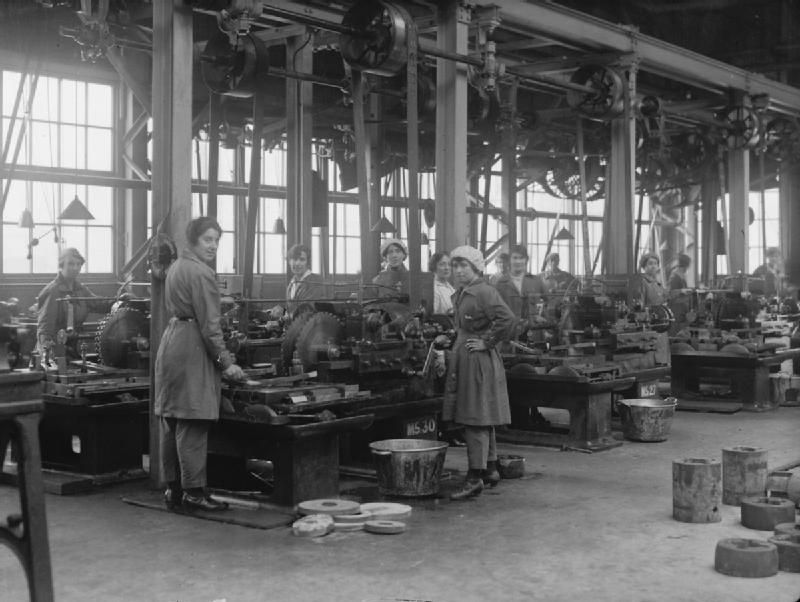 Women Factory Workers During WWI