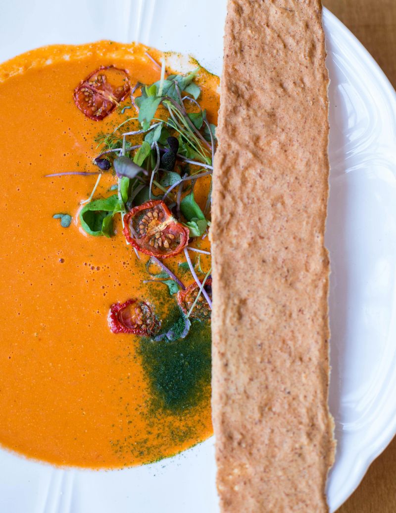 Vegetable Soup with Crusty Bread