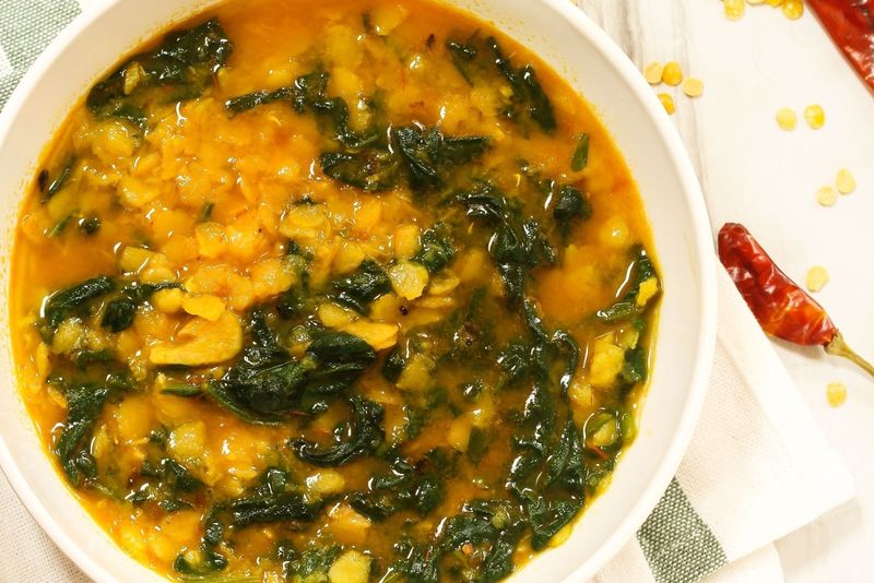 Lentil and Spinach Curry