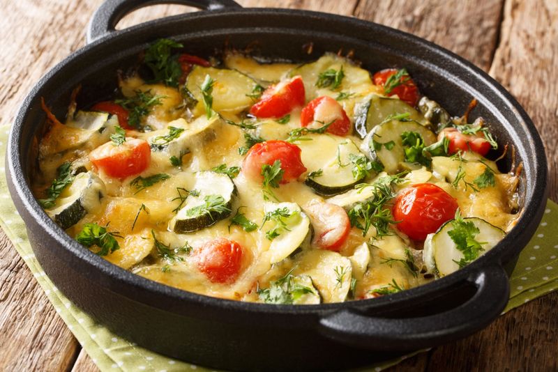 Zucchini and Tomato Gratin