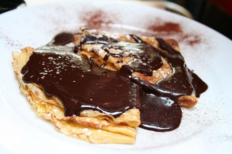 Chocolate Pudding Crepes