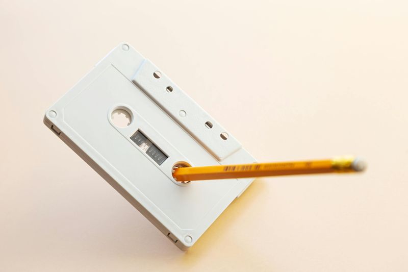 Rewinding Cassette Tapes With A Pencil