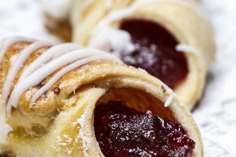 Cherry Cheesecake Egg Rolls