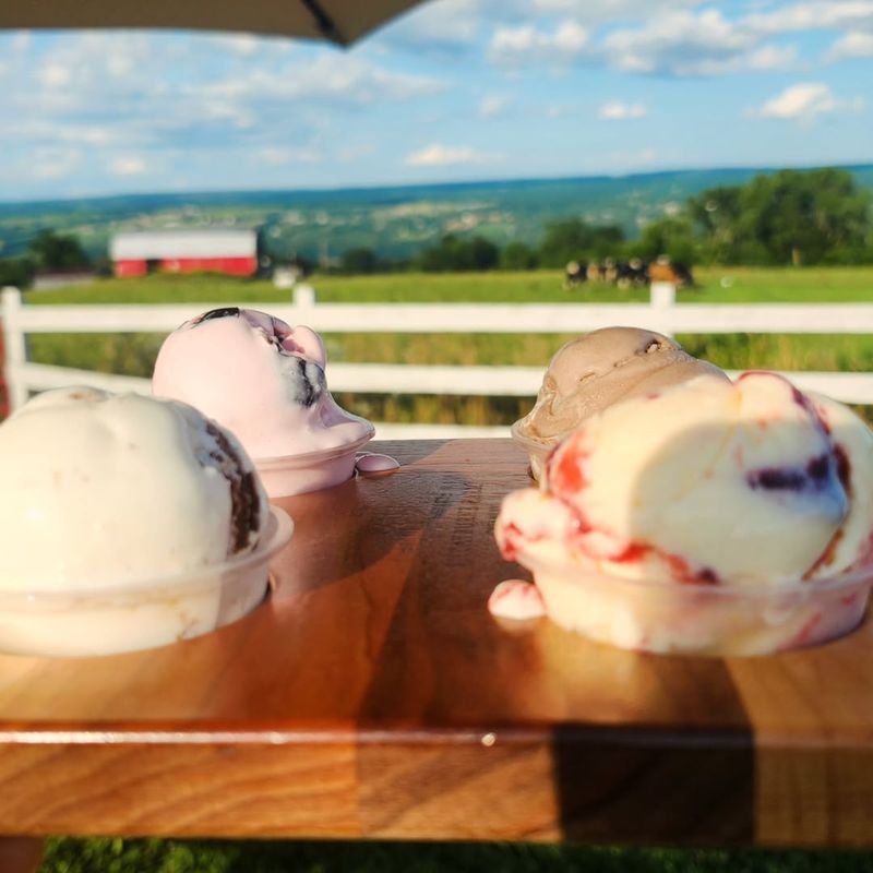 Ice Cream Sampling at Local Creameries