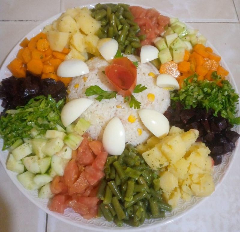 Mixed Rice & Tuna Salad (Moroccan Style)