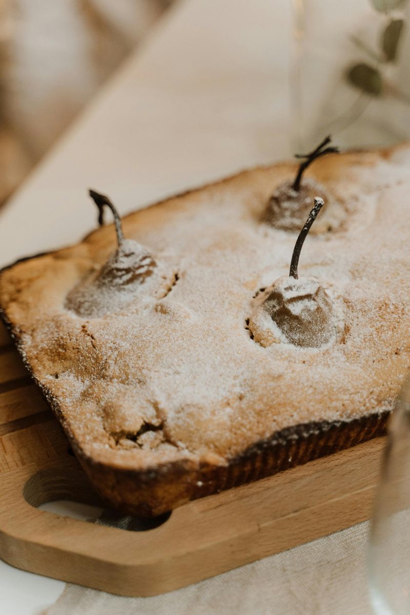 Toffee Pear Dump Cake