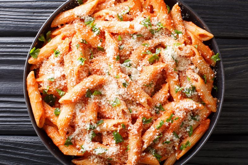 Roasted Red Pepper Cream Penne